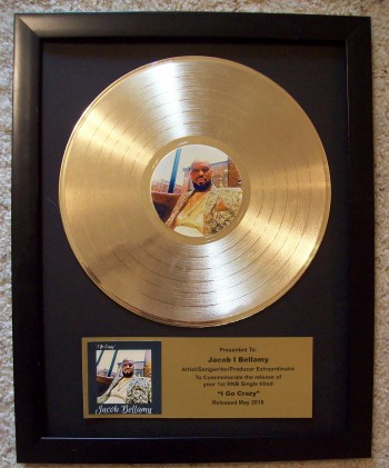 Blank Gold Plated 45 Record Award Quality Custom Customize Award Trophy Vinyl 7" 